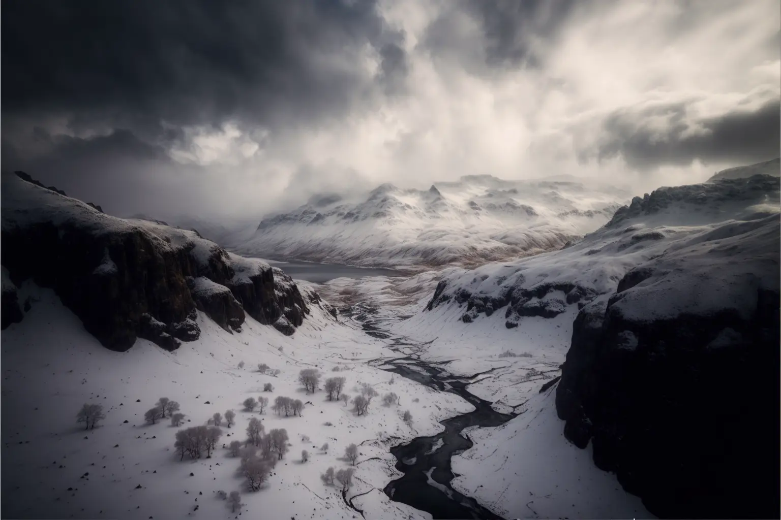Armenian Mountains, mist, clouds and the first snow, Canon RF 16mm f:2.8 STM Lens, award winning photography, by national geographic and upsplash
